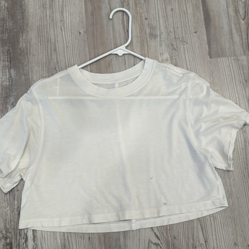 White Women's Crop Top